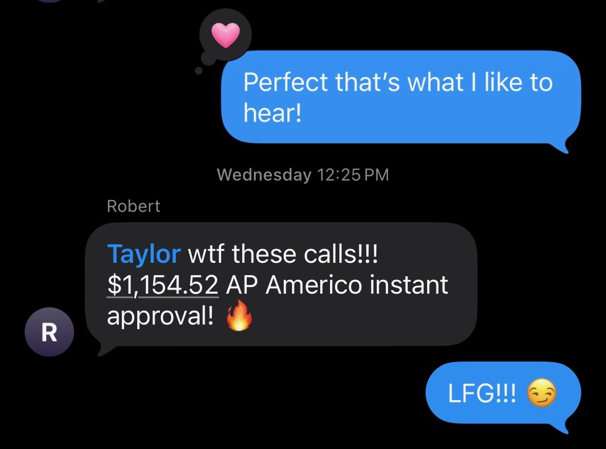 Customer-reported Standard Final Expense sale, $1,154 AP
